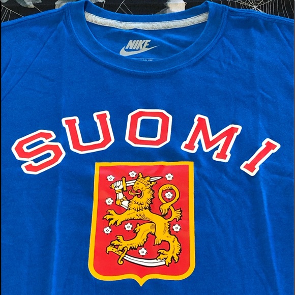 NWT RARE 2013 NIKE DRI-FIT NSW SPORTSWEAR SUOMI SHIRT SIZE MENS LARGE - Picture 4 of 8